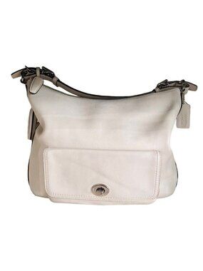 Coach 2012 Legacy Courtney tassel  Adorned hobo Crossbody handbag Blush Pink